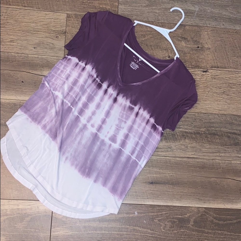 tie dye american eagle shirt